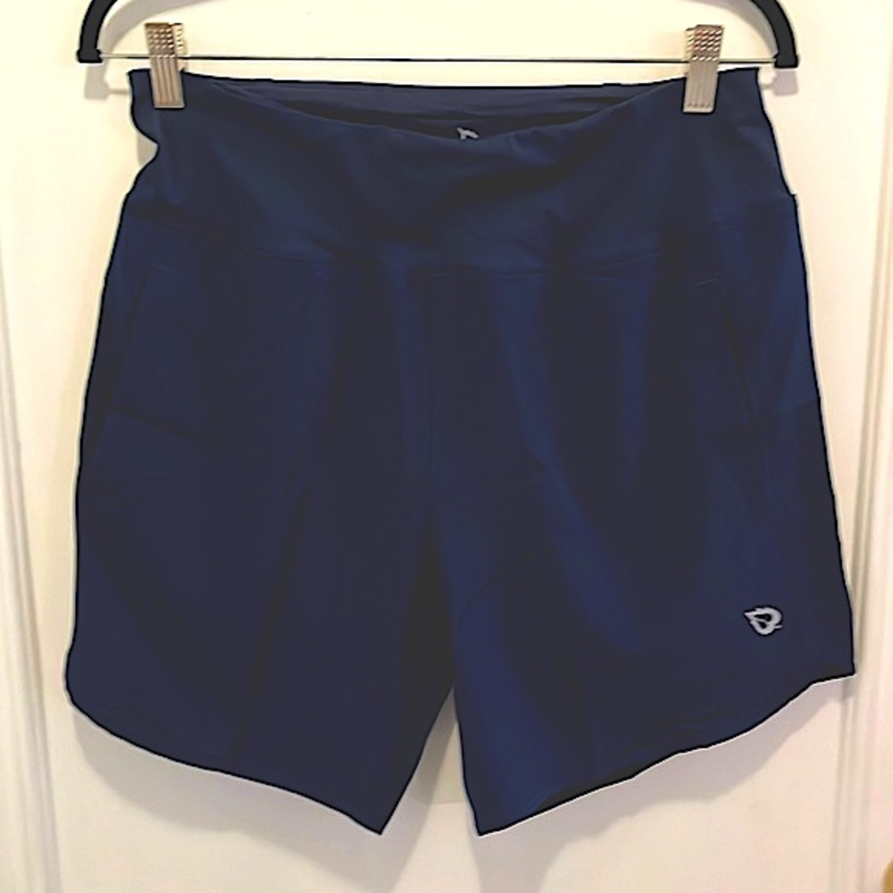 Baleaf women’s 7” shorts, quick dry, blue, NWT